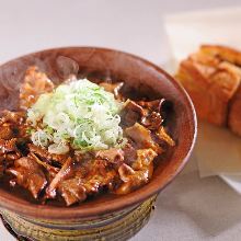 Simmered organ meats