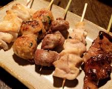 Assorted grilled skewers, 5 kinds