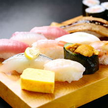 Assorted nigiri sushi, 10 kinds