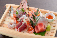 Assorted sashimi, 7 kinds