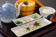 Tai chazuke (sea bream and rice with tea)