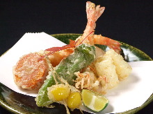 Assorted tempura