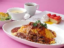 Other rice omelets / rice with hashed meat