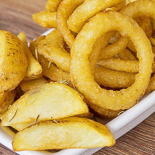 Fried potatoes and onions