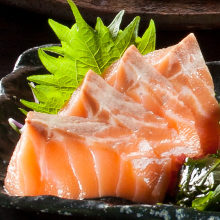 Salmon sashimi