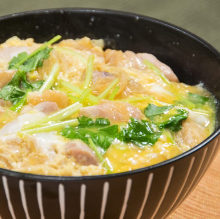 "Oyako" chicken and egg rice bowl