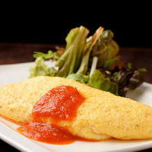 Foie gras omelet