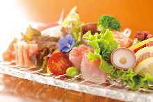Seafood Carpaccio salad