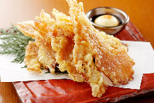 Squid tempura