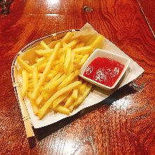 French fries with nori seaweed salt, and butter