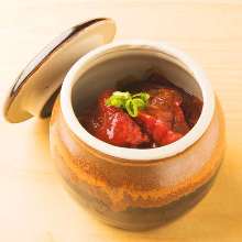 Wagyu beef marinated in miso