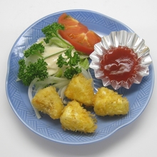 Fried camembert cheese