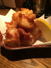 Fried squid legs