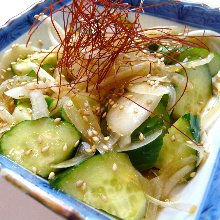 Sesame salt cucumber