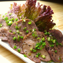 Grilled beef tongue