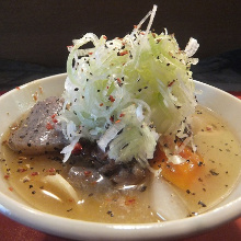 Simmered beef tendon