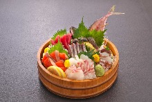 Assorted sashimi, 6 kinds