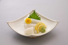 Cuttlefish sashimi