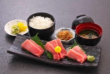 Sashimi set meal