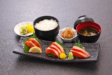 Sashimi set meal