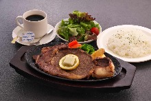 Beef steak set meal