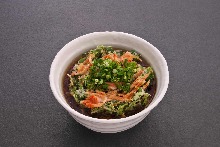 Buckwheat noodles with fried vegetables