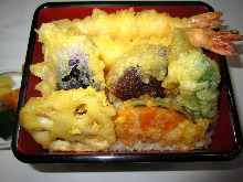 Tempura rice bowl