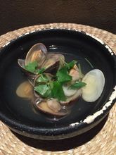 Manila clams steamed with sake