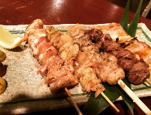 Assorted grilled skewers, 5 kinds