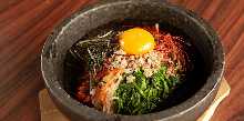 Stone grilled bibimbap