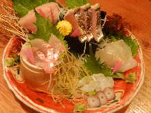 Assorted sashimi, 5 kinds