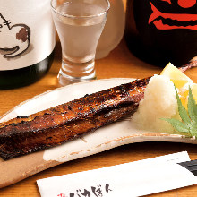 Smoked Pacific saury