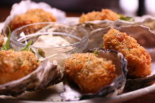 Deep-fried oysters