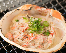 Crab shell roast