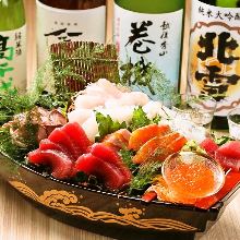 Assorted sashimi, 5 kinds