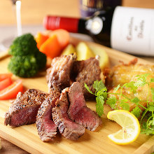 Grilled beef