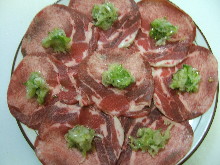 Negi tan shio (salted tongue with green onions)