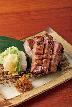 Grilled beef tongue