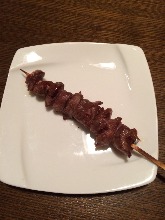 Grilled gizzard skewer