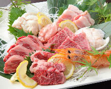 Assorted yakiniku, 8 kinds