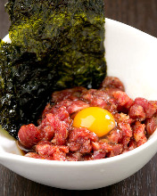 Horse meat tartare