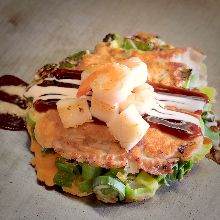 Scallion okonomiyaki