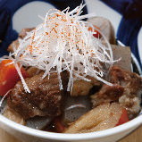 Simmered beef tendon