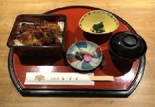 Unaju (broiled eel and rice) meal set
