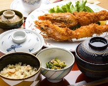 Shrimp tempura meal set