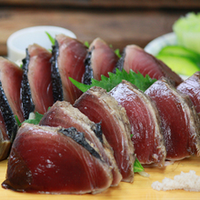 Seared skipjack tuna