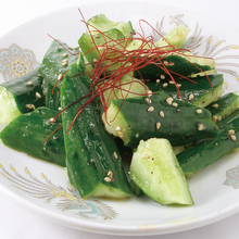 Smashed cucumber salad