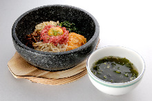 Stone grilled bibimbap