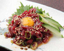 Horse meat tartare