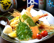 Assorted tempura